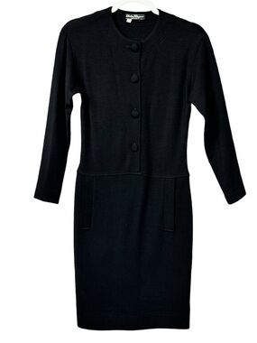 Salvatore Ferragamo Black Knit Dress